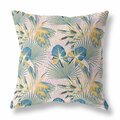 Homeroots 18 in. Tropical Indoor & Outdoor Throw Pillow Multi Color 414274